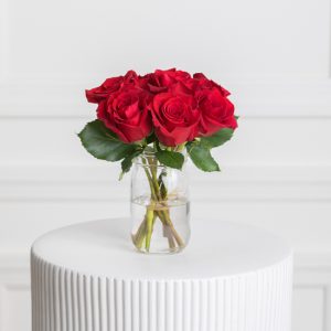 Product Image and Link for 7 Red Roses in Vase