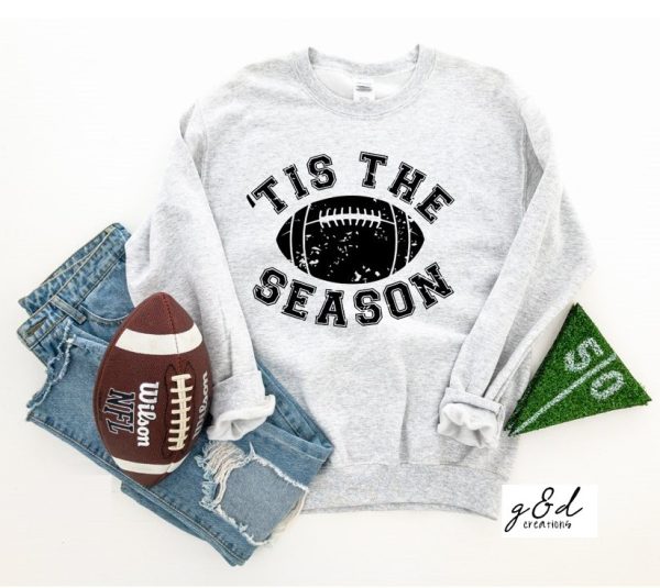 California Shop Small Tis The Season Football Sweatshirt