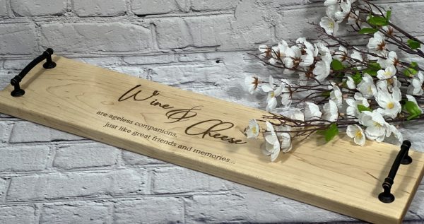 Product Image and Link for Solid Maple Charcuterie Board/Serving Board