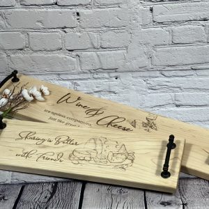 Product Image and Link for Solid Maple Charcuterie Board/Serving Board