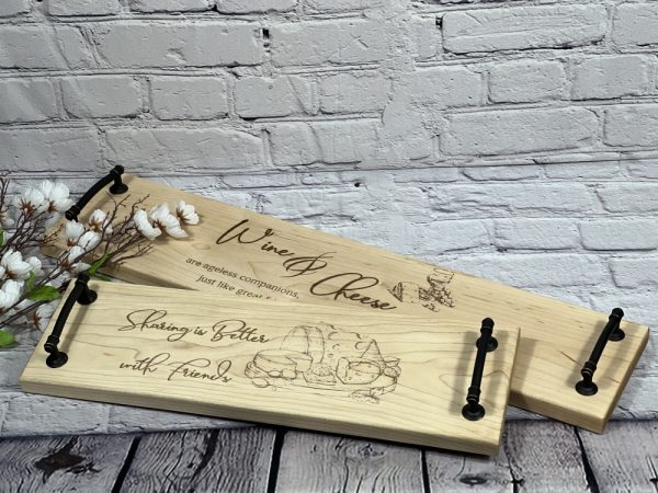 Product Image and Link for Solid Maple Charcuterie Board/Serving Board