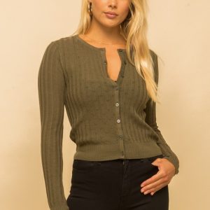 California Shop Small Jade Sweater Cardigan