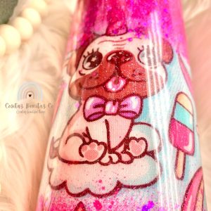 Product Image and Link for Pugicorn & Caticorn Glitter Tumbler