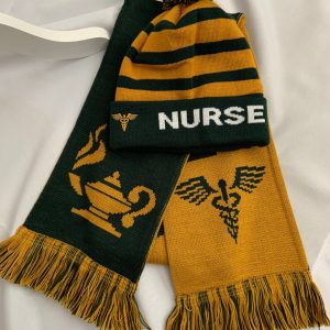 Product Image and Link for Althea Custom Nurse Hat & Scarf Set