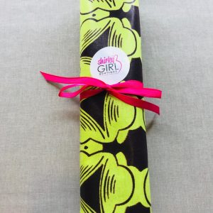 Product Image: X-Large Lime Green & Brown Print Head Wrap