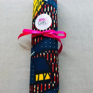 Product Image: X-Large Red, Blue & Yellow Print Head Wrap