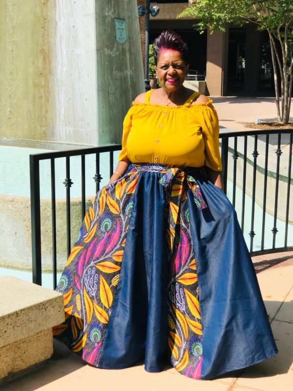 Product Image: Gone With The Wind Denim and Tropical Maxi Skirt