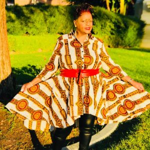 Product Image: Madison African Print Hi-Low Dress