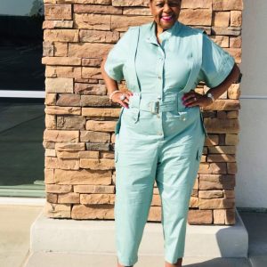 Product Image and Link for Sage Cargo Jumpsuit