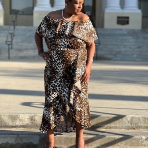 Product Image and Link for Brielle Leopard Midi Maxi Dress