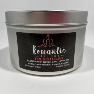 Product Image and Link for French Lilac Tin Candle