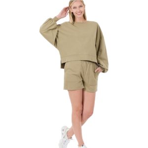 Product Image and Link for Women’s Pullover Sweatshirt and Sweatpants