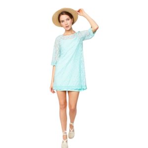 Product Image and Link for Women’s Mini Mint Lace Dress
