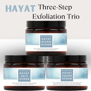 Product Image and Link for Hayat Three-Step Exfoliation Trio