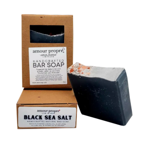 Product Image and Link for Black Sea Salt Handcrafted Bar Soap