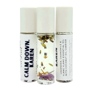 Product Image and Link for Calm Down Karen Natural Parfum Roll-on
