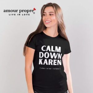 Product Image and Link for Calm Down Karen T-Shirts