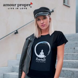 Product Image and Link for Namaste Away From Me T-Shirt