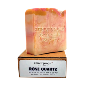 Product Image and Link for Rose Quartz Handcrafted Soap Bar Soap