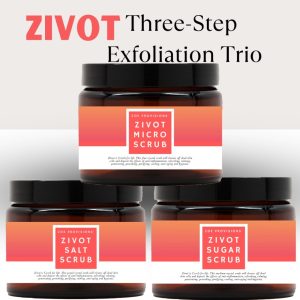 California Shop Small Zivot Three-Step Exfoliation Trio
