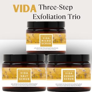 Product Image and Link for Vida Three-Step Exfoliation Trio