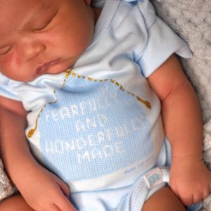 Product Image and Link for Infant’s GODinme “Fearfully and Wonderfully Made” Onesie T-Shirt