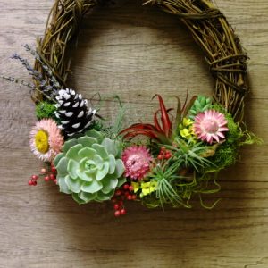 Product Image and Link for Woodland Living Wreath 10″
