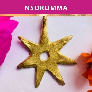 Product Image and Link for NSOROMMA – BRASS CHARM