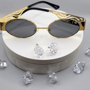 Product Image and Link for Oval Cut Out Luxe Sunglasses