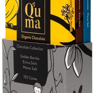 Product Image and Link for Q´uma Organic Chocolate 3 Bars Gift Set – 70% Cacao