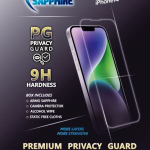 Product Image and Link for iPhone 14 ArmoSapphire PG Screen Protector
