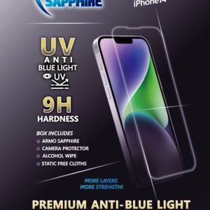 Product Image and Link for iPhone 14 ArmoSapphire UV Screen Protector