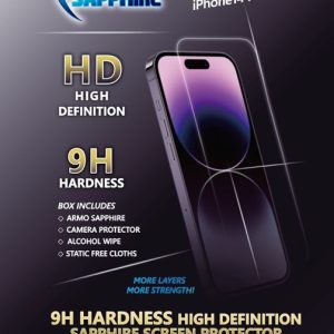 Product Image and Link for iPhone 14 Pro ArmoSapphire HD Screen Protector