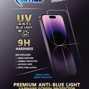 Product Image and Link for iPhone 14 Pro ArmoSapphire UV Screen Protector