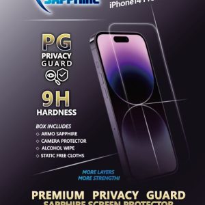 Product Image and Link for iPhone 14 Pro Max ArmoSapphire PG Screen Protector