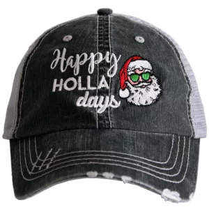 Product Image and Link for Happy HOLLA days Trucker Hat