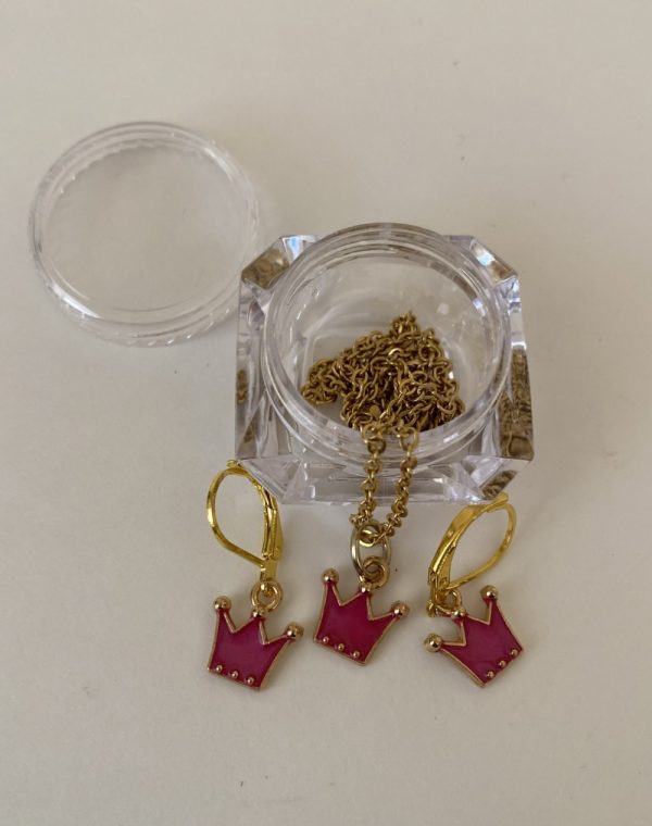 Product Image and Link for L’il Shining Star Gold Necklace & Earring Set