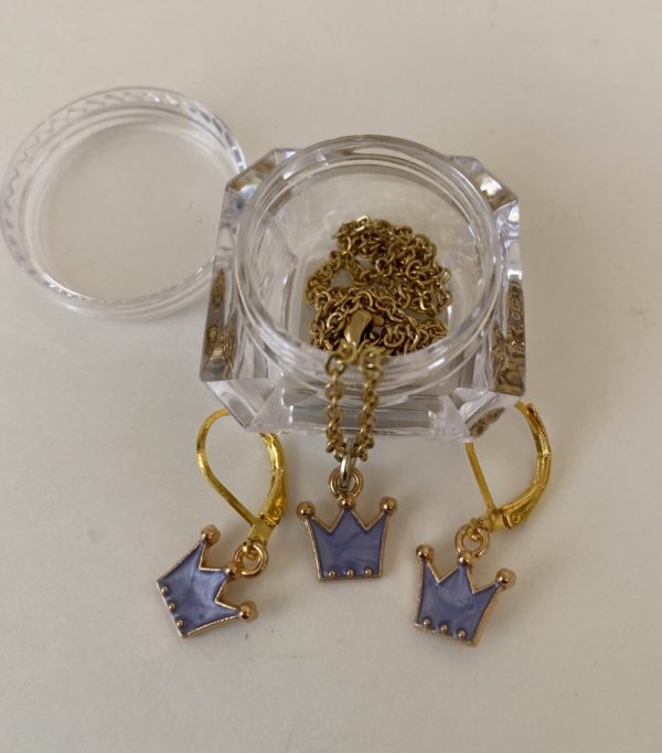 Product Image and Link for L’il Shining Star Gold Necklace & Earring Set