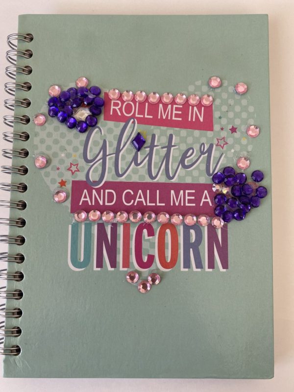 Product Image and Link for Unicorn Jewel-Studded Journal