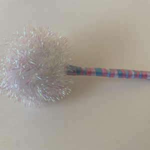 Product Image and Link for Pearlescent Pom-Pom snowball Inkpen