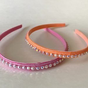 Product Image and Link for 2-Piece Sherbet Colored Rhinestone Trimmed Headband