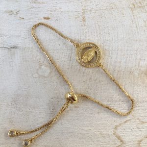 Product Image and Link for Virgin Mary Adjustable Bracelet