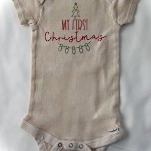 Product Image and Link for “My First” Christmas Onesie/Bodysuit