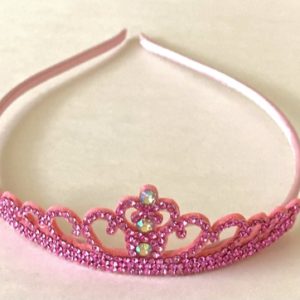 Product Image and Link for Pink Rhinestone Studded Tiara/Headband