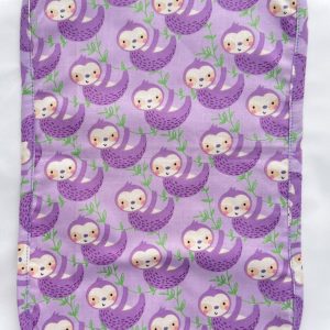 Product Image and Link for Hangin’ Sloth Burp Cloth