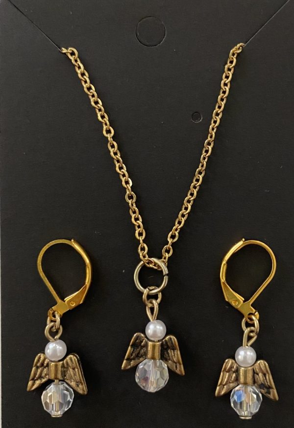 Product Image and Link for L’il Shining Star Gold Necklace & Earring Set