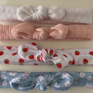Product Image and Link for Infant Girl Soft Cotton 4Piece Assorted Headbands