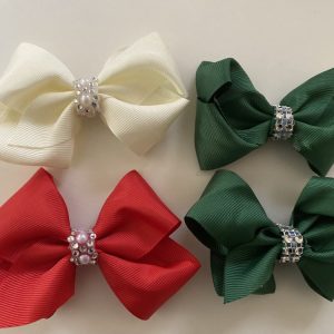 Product Image and Link for 4- Piece Assorted Color 3″ Bows