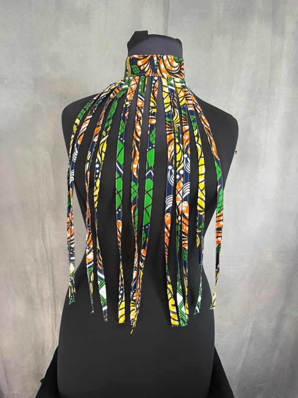 Product Image and Link for Ankara floral choker