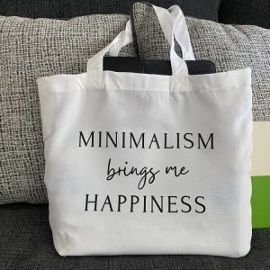Product Image and Link for Minimalism + Happiness Tote